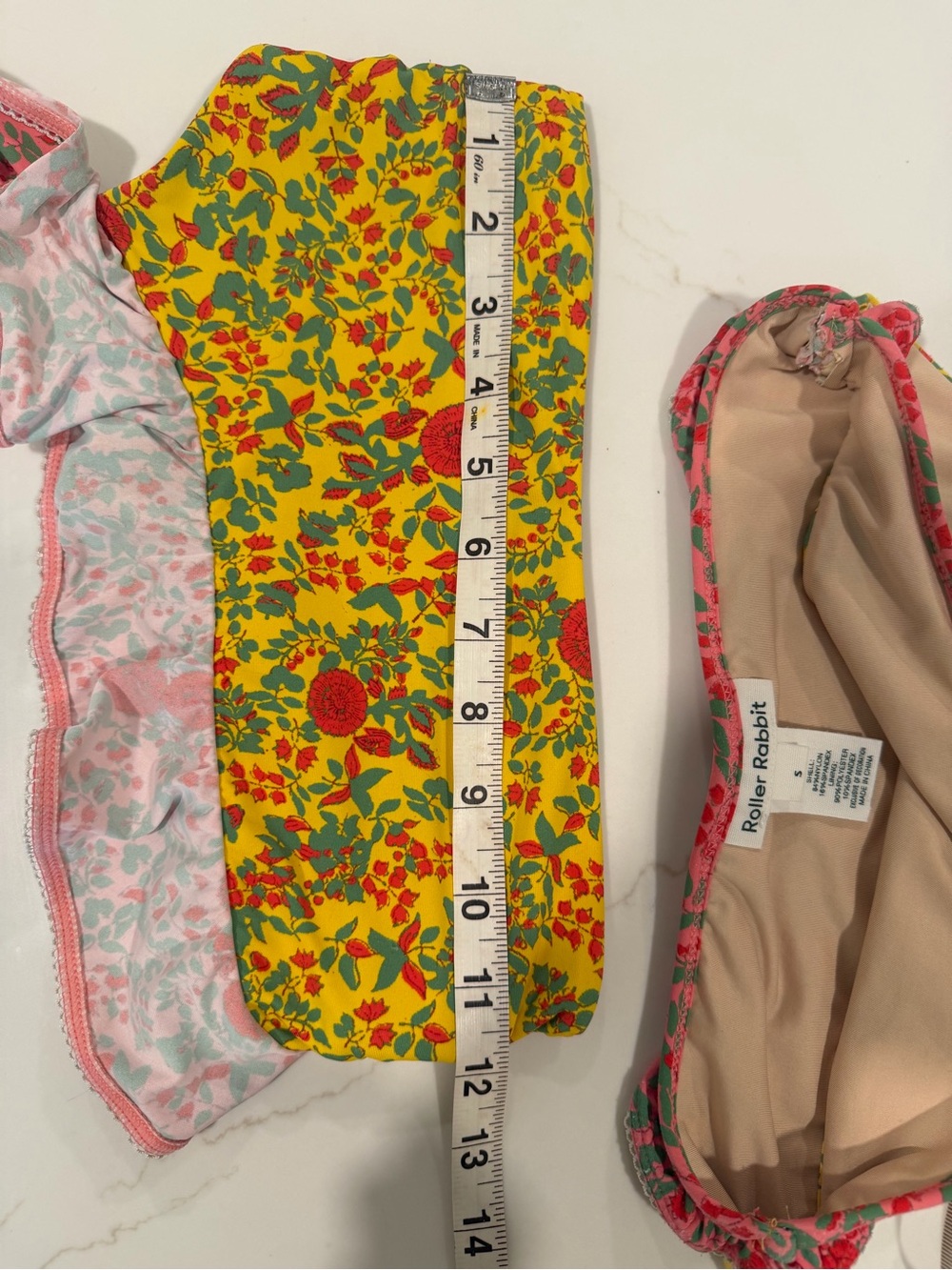Roller Rabbit Yellow Floral Ruffle Bikini - Picture 4 of 5